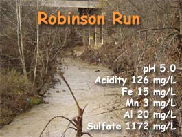 aluminum discharge pollutes Robinson Run
