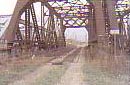 Railroad Bridge spanning Chartiers Creek.  Park is between RR bridge and Ohio River.  